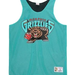 Apparel Mitchell & Ness T-Shirts & Tops-Reversible Mesh Tank Memphis Grizzlies