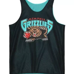 Apparel Mitchell & Ness T-Shirts & Tops-Reversible Mesh Tank Memphis Grizzlies
