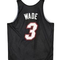 Apparel Mitchell & Ness T-Shirts & Tops-Reversible Mesh Tank Miami Heat Dwyane Wade