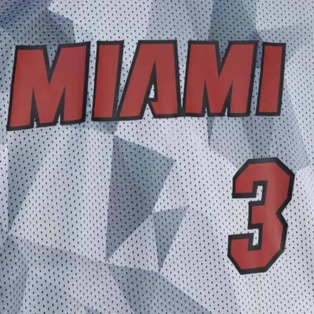 Apparel Mitchell & Ness T-Shirts & Tops-Reversible Mesh Tank Miami Heat Dwyane Wade