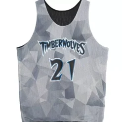 Apparel Mitchell & Ness T-Shirts & Tops-Reversible Mesh Tank Minnesota Timberwolves Kevin Garnett