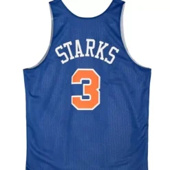 Apparel Mitchell & Ness T-Shirts & Tops-Reversible Mesh Tank New York Knicks John Starks