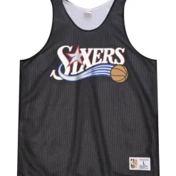 Apparel Mitchell & Ness T-Shirts & Tops-Reversible Mesh Tank Philadelphia 76Ers