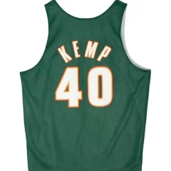 Apparel Mitchell & Ness T-Shirts & Tops-Reversible Mesh Tank Seattle Supersonics Shawn Kemp