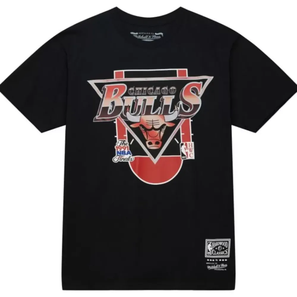 Apparel Mitchell & Ness T-Shirts & Tops-Rock On Tour Ss Tee Hwc Chicago Bulls