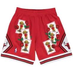 Shorts Mitchell & Ness -Roses And Banners Shorts Chicago Bulls