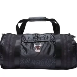 Apparel Mitchell & Ness Accessories-Satin Duffel Bag Chicago Bulls