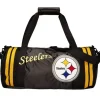 Apparel Mitchell & Ness Accessories-Satin Duffel Bag Pittsburgh Steelers