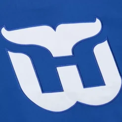 Apparel Mitchell & Ness Hoodies & Sweatshirts-Satin Insert Fleece Crew Hartford Whalers