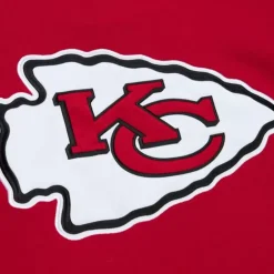 Apparel Mitchell & Ness Hoodies & Sweatshirts-Satin Insert Fleece Crew Kansas City Chiefs