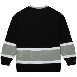 Apparel Mitchell & Ness Hoodies & Sweatshirts-Satin Insert Fleece Crew Los Angeles Kings