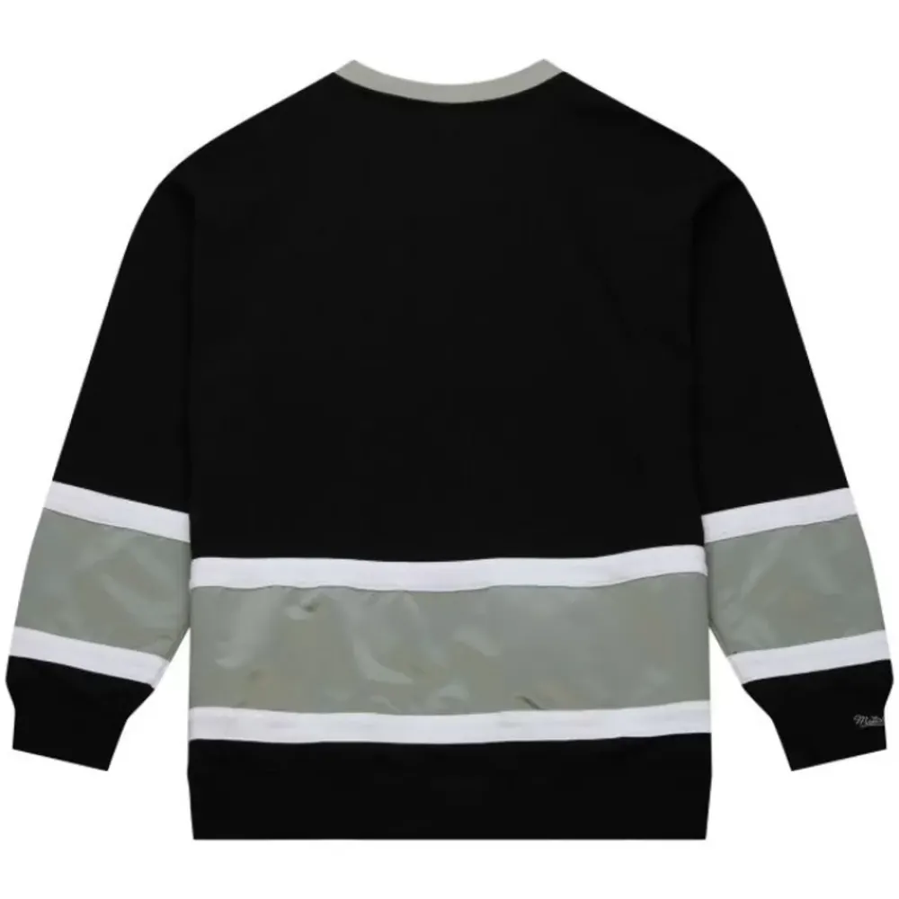 Apparel Mitchell & Ness Hoodies & Sweatshirts-Satin Insert Fleece Crew Los Angeles Kings