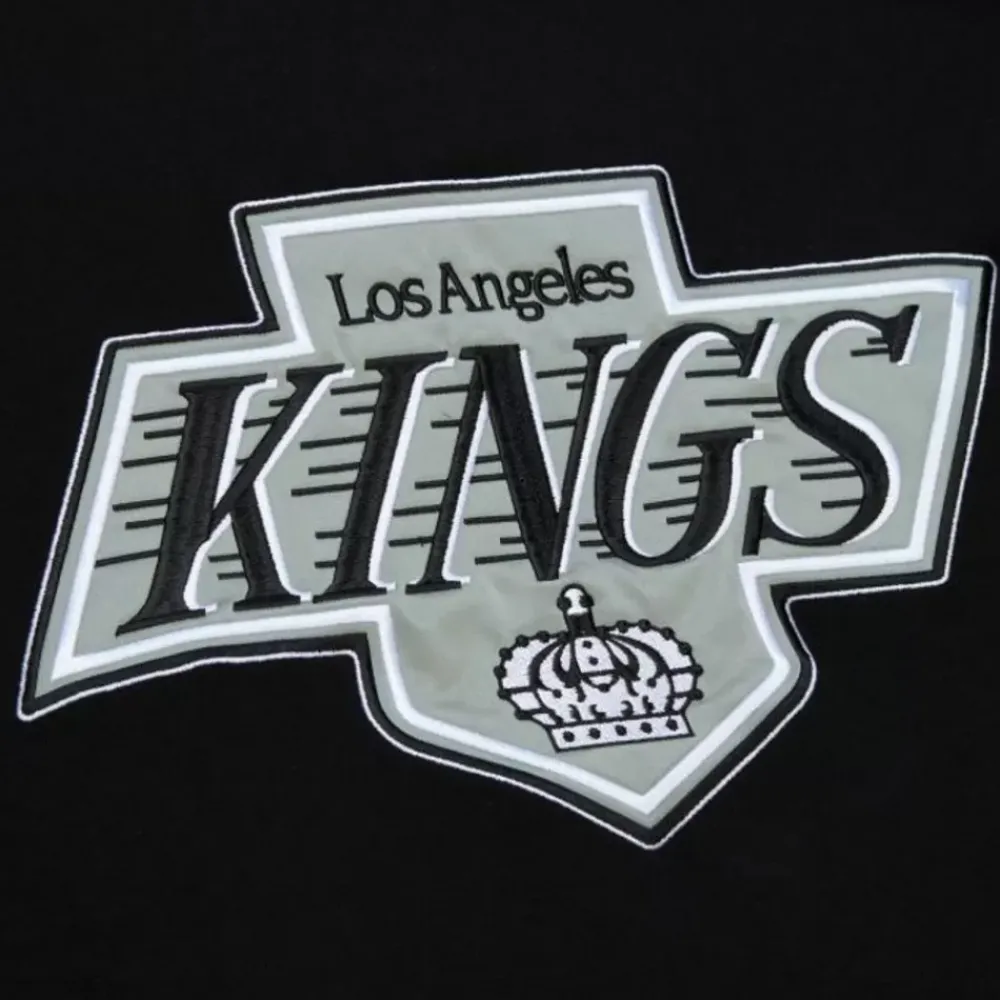 Apparel Mitchell & Ness Hoodies & Sweatshirts-Satin Insert Fleece Crew Los Angeles Kings