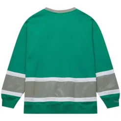 Apparel Mitchell & Ness Hoodies & Sweatshirts-Satin Insert Fleece Crew Philadelphia Eagles