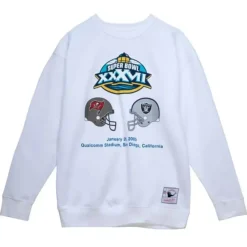Apparel Mitchell & Ness Hoodies & Sweatshirts-Sbxxxvii Match Up Crew Super Bowl