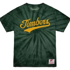 Apparel Mitchell & Ness T-Shirts & Tops-Script Tee Portland Timbers