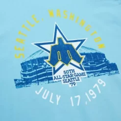 Apparel Mitchell & Ness T-Shirts & Tops-Seattle Asg Tee Seattle Mariners 1979
