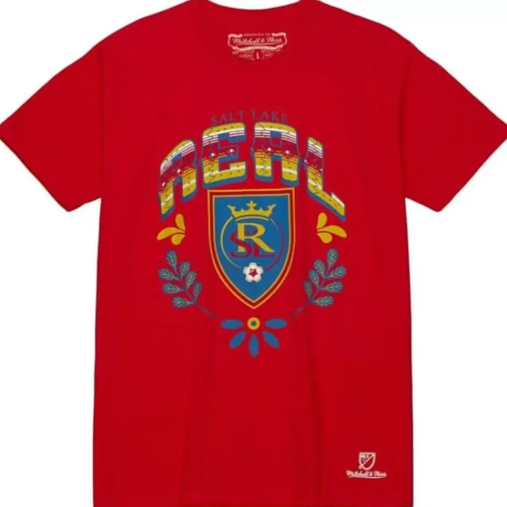 Apparel Mitchell & Ness T-Shirts & Tops-Serape Tee Real Salt Lake