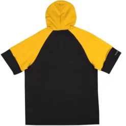 Apparel Mitchell & Ness Hoodies & Sweatshirts-Shortsleeve Fleece Hoodie Pittsburgh Steelers