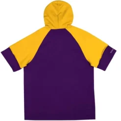 Apparel Mitchell & Ness Hoodies & Sweatshirts-Shortsleeve Fleece Hoodie Minnesota Vikings