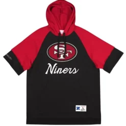 Apparel Mitchell & Ness Hoodies & Sweatshirts-Shortsleeve Fleece Hoodie San Francisco 49Ers