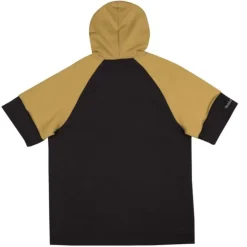 Apparel Mitchell & Ness Hoodies & Sweatshirts-Shortsleeve Fleece Hoodie New Orleans Saints