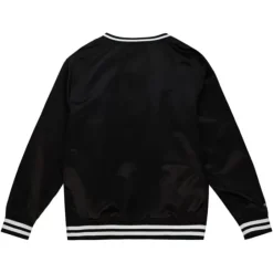 Apparel Mitchell & Ness Jackets & Outerwear-Sideline Pullover Satin Jacket Chicago White Sox