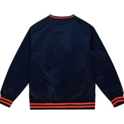 Apparel Mitchell & Ness Jackets & Outerwear-Sideline Pullover Satin Jacket Houston Astros