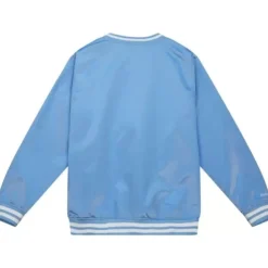 Apparel Mitchell & Ness Jackets & Outerwear-Sideline Pullover Satin Jacket University Of North Carolina