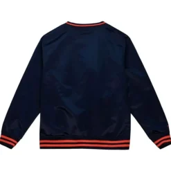 Apparel Mitchell & Ness Jackets & Outerwear-Sideline Pullover Satin Jacket San Diego Padres