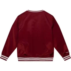 Apparel Mitchell & Ness Jackets & Outerwear-Sideline Pullover Satin Jacket Philadelphia Phillies