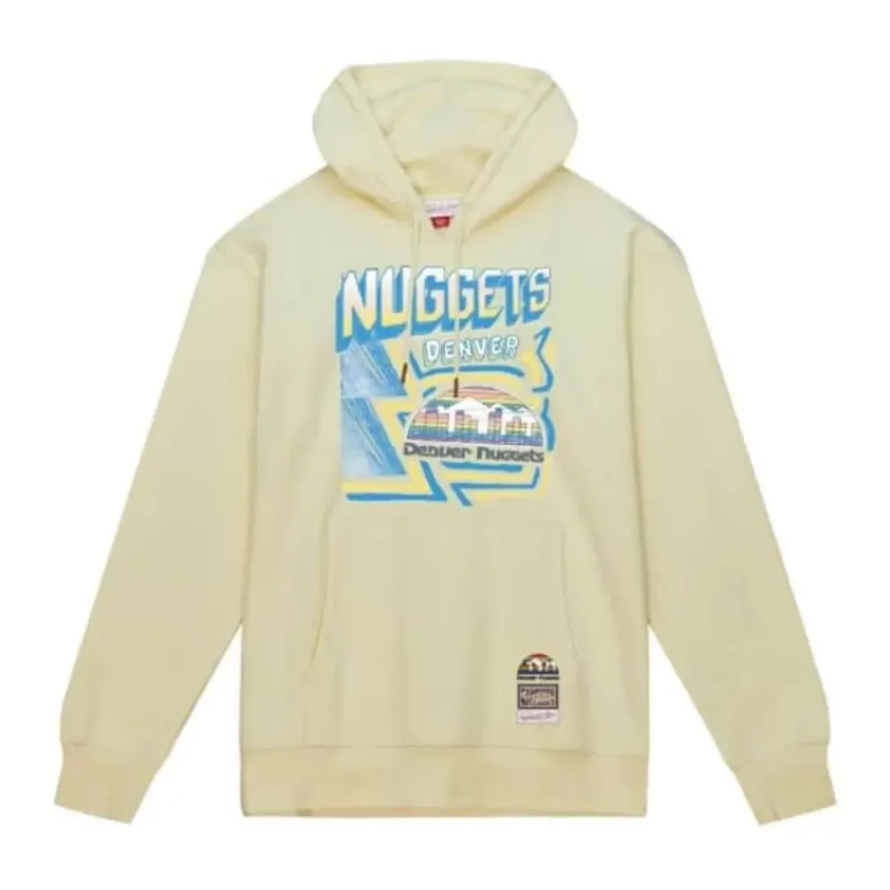 Apparel Mitchell & Ness Hoodies & Sweatshirts-Sidewalk Sketch Hoodie Denver Nuggets