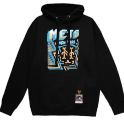 Apparel Mitchell & Ness Hoodies & Sweatshirts-Sidewalk Sketch Hoodie New York Mets