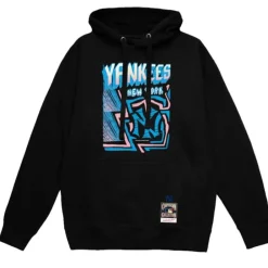 Apparel Mitchell & Ness Hoodies & Sweatshirts-Sidewalk Sketch Hoodie New York Yankees