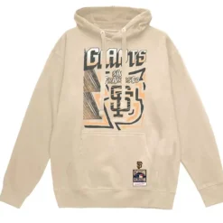 Apparel Mitchell & Ness Hoodies & Sweatshirts-Sidewalk Sketch Hoodie San Francisco Giants