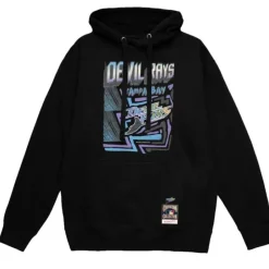 Apparel Mitchell & Ness Hoodies & Sweatshirts-Sidewalk Sketch Hoodie Tampa Bay Rays