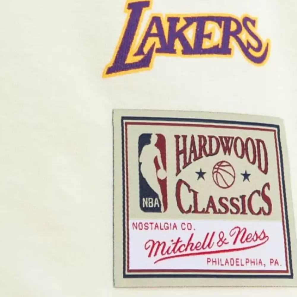 Apparel Mitchell & Ness T-Shirts & Tops-Sidewalk Sketch Ss Tee Hwc Los Angeles Lakers