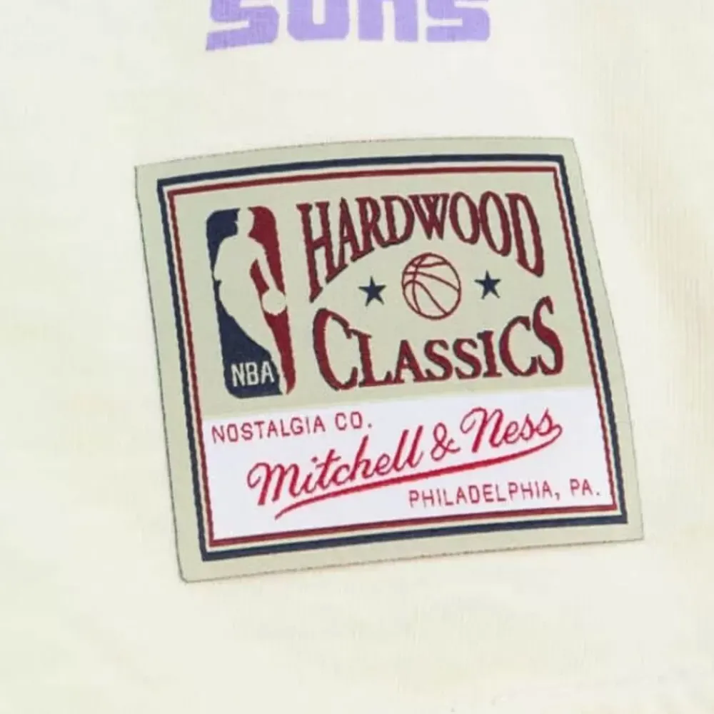 Apparel Mitchell & Ness T-Shirts & Tops-Sidewalk Sketch Ss Tee Hwc Phoenix Suns