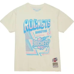 Apparel Mitchell & Ness T-Shirts & Tops-Sidewalk Sketch Ss Tee Hwc Houston Rockets