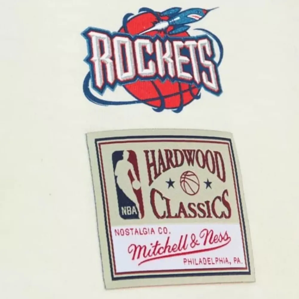 Apparel Mitchell & Ness T-Shirts & Tops-Sidewalk Sketch Ss Tee Hwc Houston Rockets