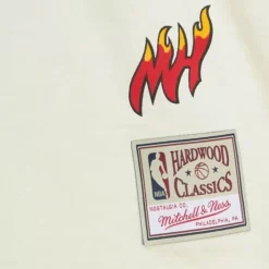 Apparel Mitchell & Ness T-Shirts & Tops-Sidewalk Sketch Ss Tee Hwc Miami Heat