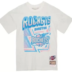 Apparel Mitchell & Ness T-Shirts & Tops-Sidewalk Sketch Tee Houston Rockets