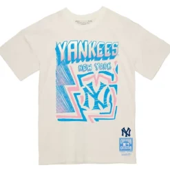 Apparel Mitchell & Ness T-Shirts & Tops-Sidewalk Sketch Tee New York Yankees
