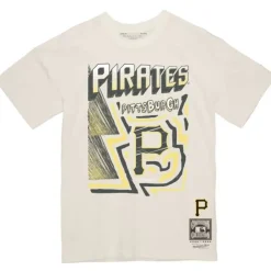 Apparel Mitchell & Ness T-Shirts & Tops-Sidewalk Sketch Tee Pittsburgh Pirates