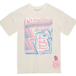 Apparel Mitchell & Ness T-Shirts & Tops-Sidewalk Sketch Tee St. Louis Cardinals