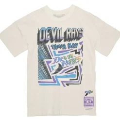 Apparel Mitchell & Ness T-Shirts & Tops-Sidewalk Sketch Tee Tampa Bay Rays