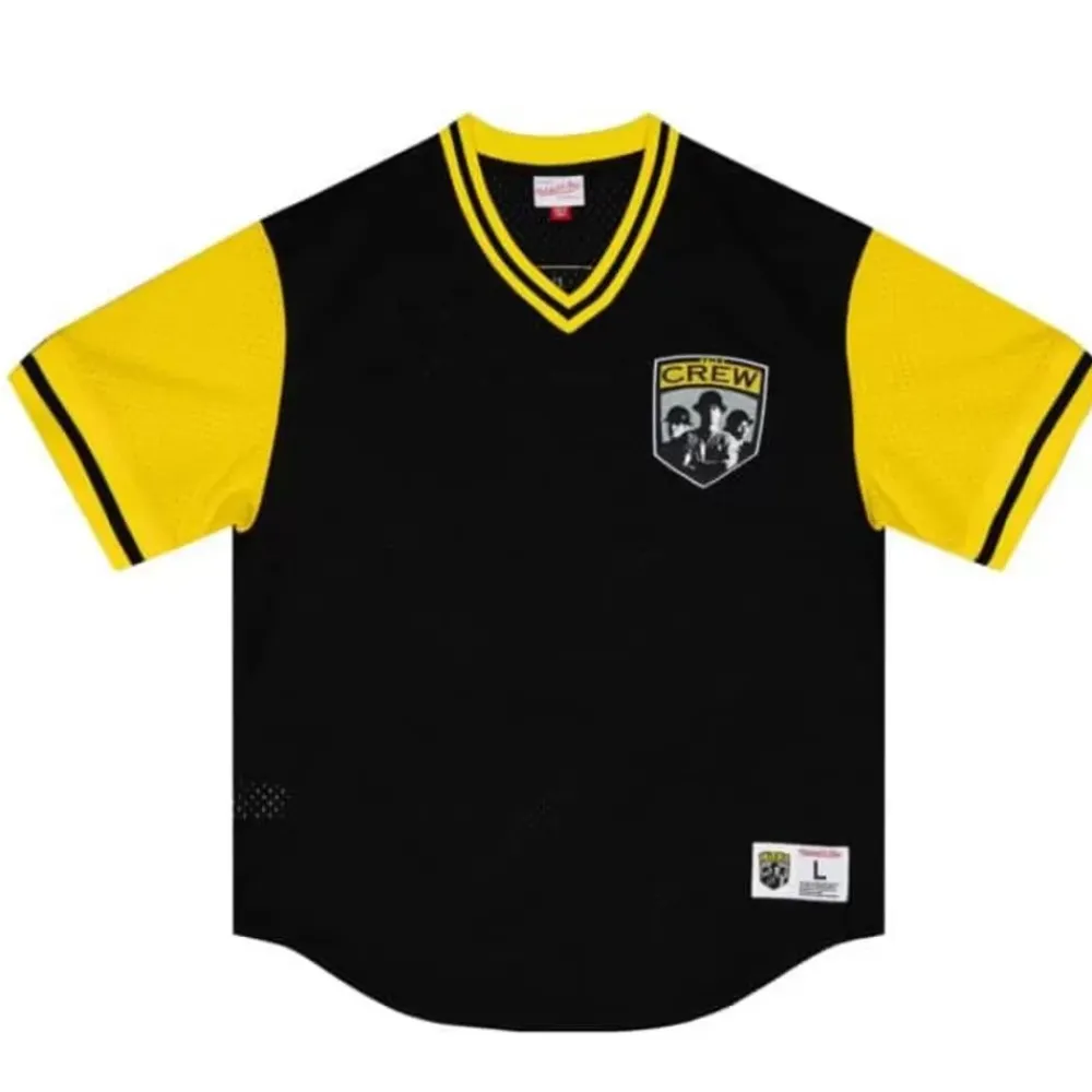 Apparel Mitchell & Ness T-Shirts & Tops-Since 96 2.0 Mesh Pullover V-Neck Columbus Crew