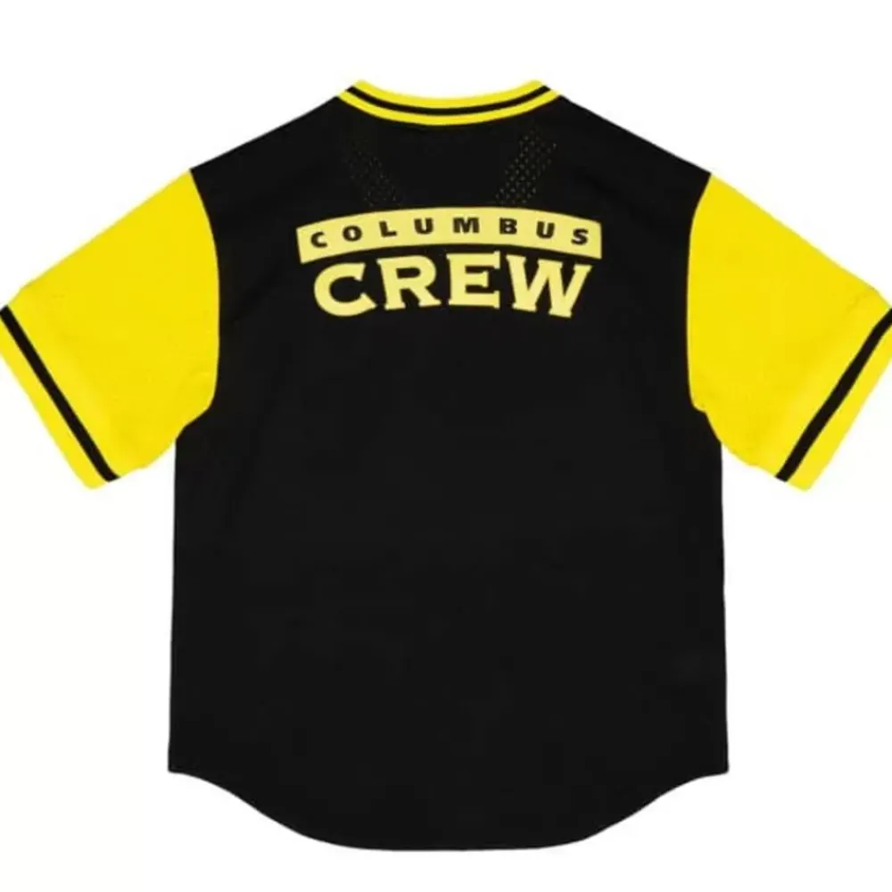 Apparel Mitchell & Ness T-Shirts & Tops-Since 96 2.0 Mesh Pullover V-Neck Columbus Crew