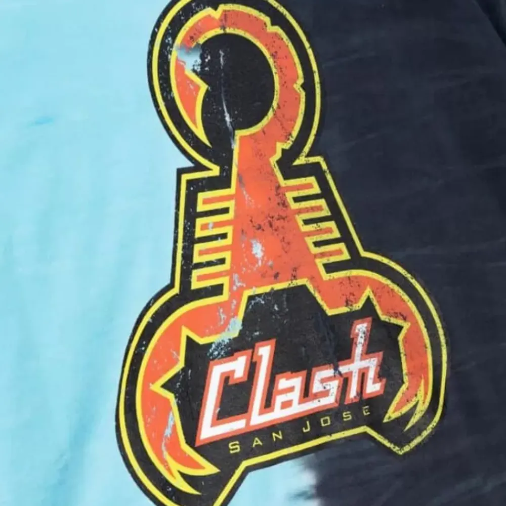 Apparel Mitchell & Ness T-Shirts & Tops-Since 96 2.0 Tie Dye Ss Top San Jose Clash