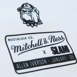 Apparel Mitchell & Ness T-Shirts & Tops-Slam Cover Georgetown University Allen Iverson